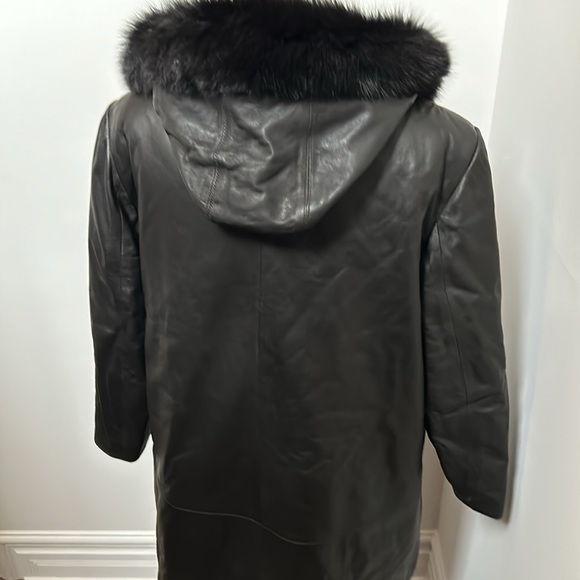 Dimitri Européen Collection Winter Lamb Leather Coat - Picture 5 of 11